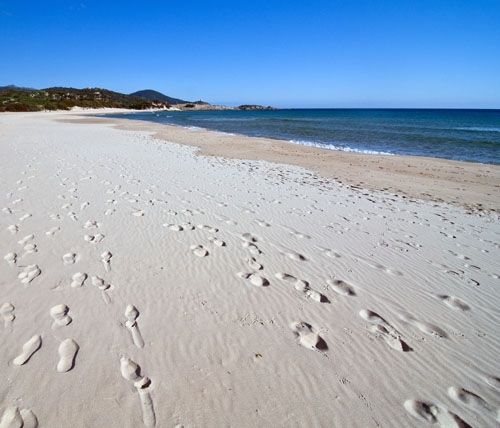 la spiaggia di Chia a Domus de Maria