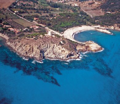 la spiaggia di Chia