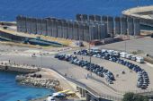 porto di Golfo Aranci - aerea dell'imbarco