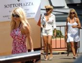 Pamela Anderson a Porto Cervo