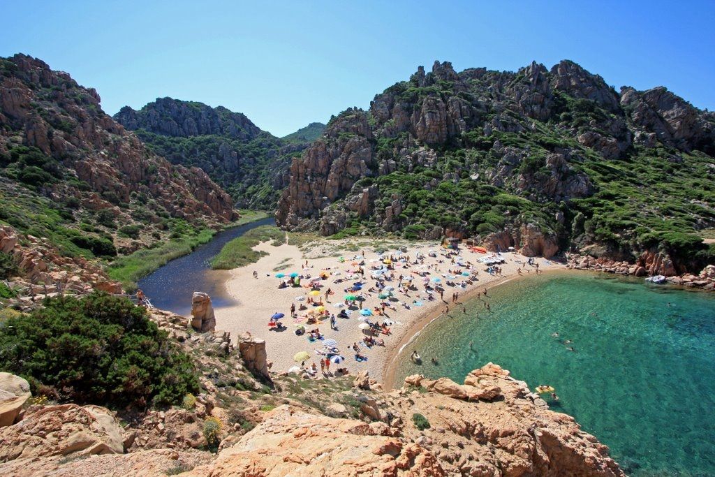 Beach of Costa Paradiso Li Cossi