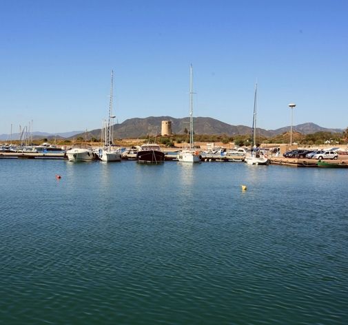 The marina of Porto Corallo