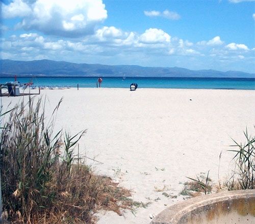 la spiaggia del Poetto