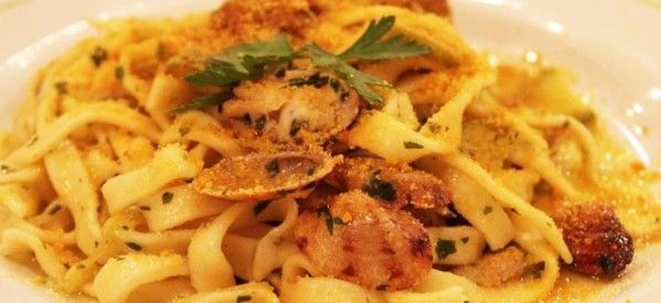 Fettuccine Clams and Bottarga