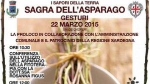 Sagra dell’Asparago 2015 a Gesturi – Domenica 22 Marzo