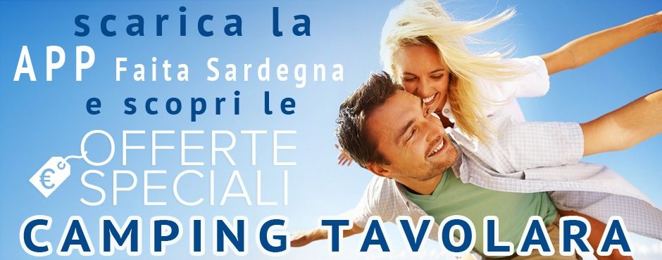 offerte speciali App Faita Sardegna - Camping Tavolara