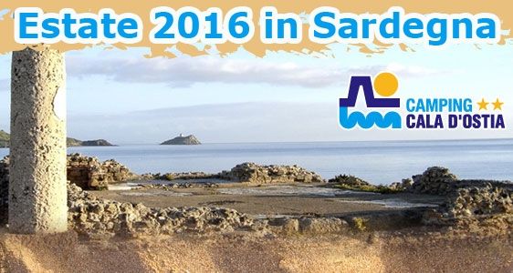 Cala d'Ostia 2016 camping in Sardegna