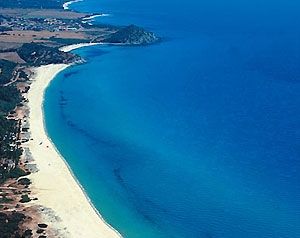 la spiaggia di Costa Rei